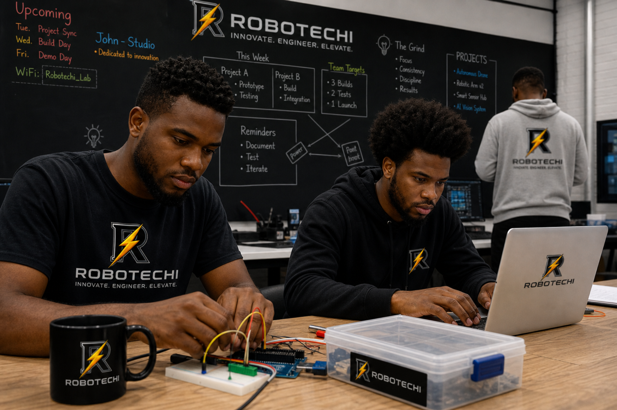 RoboTechi Foundation electronics workshop